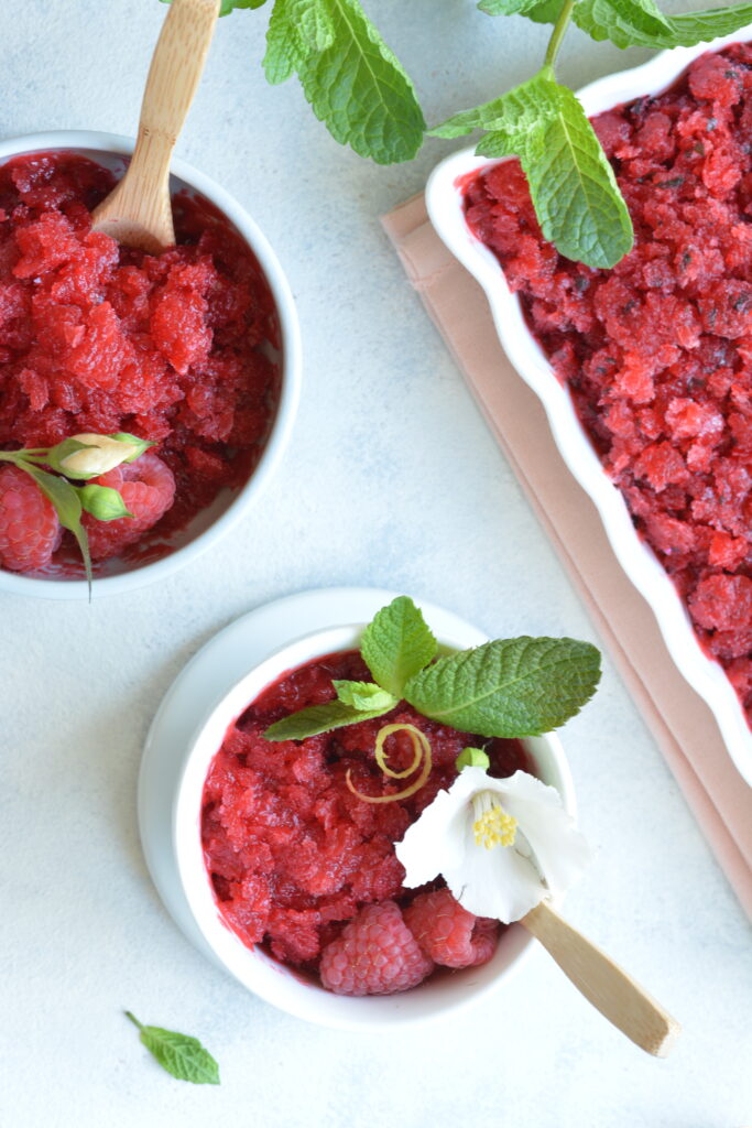 frambozen granita