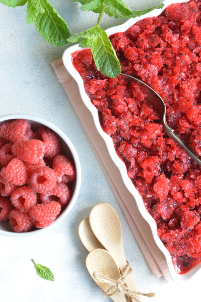 frambozen granita