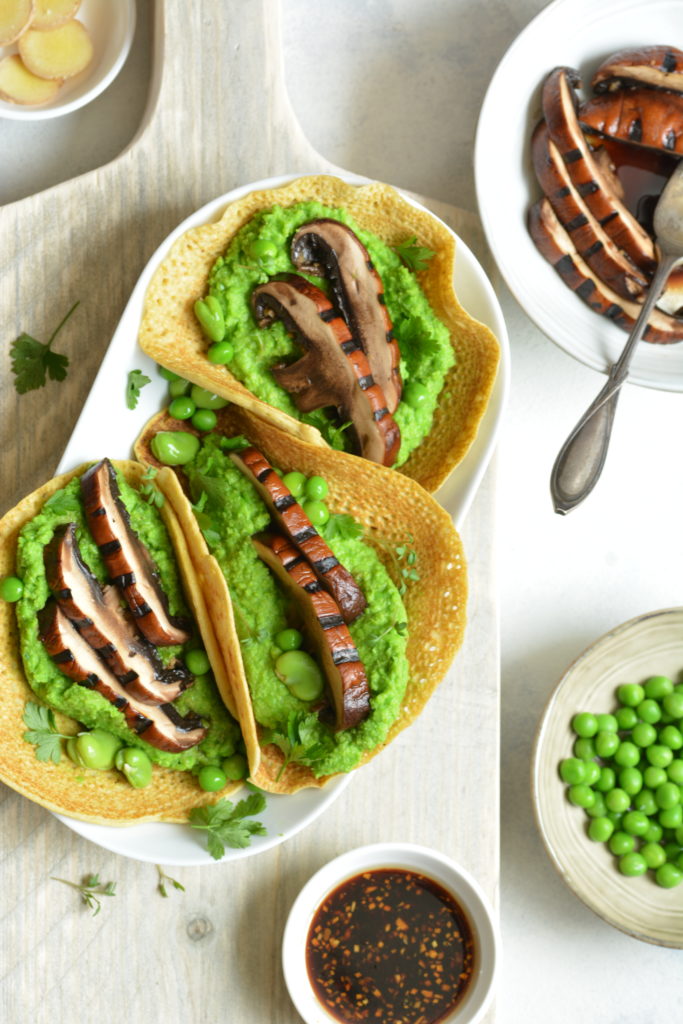 gemarineerde portobello's