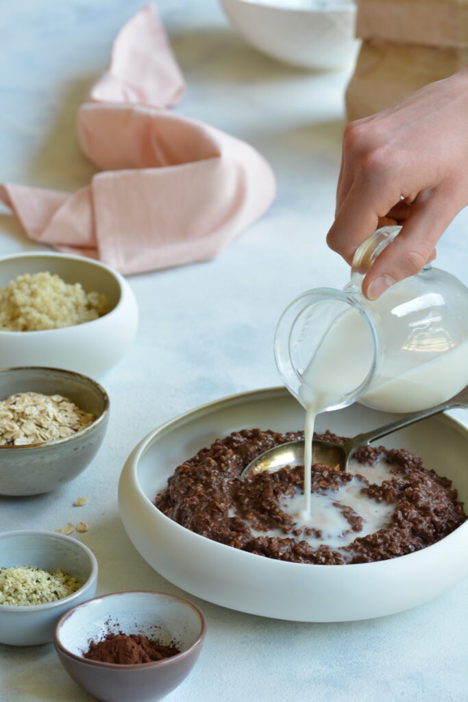 chocolade overnight oats